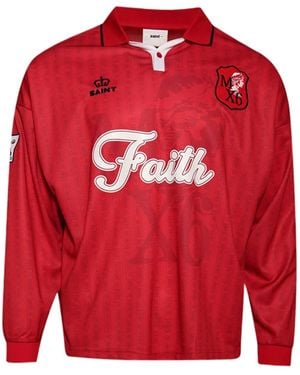 SAINT Mxxxxxx Faith サッカーシャツ - レッド