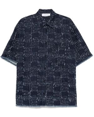 Etudes Studio ショートスリーブ シャツ - ブルー
