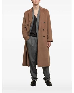 Department 5 Double-Breasted Wool Coat - Brown