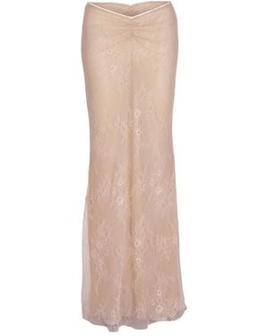 Bananhot Balena Lace Skirt - Natural