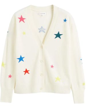Chinti & Parker Star-Embellished Cardigan - White
