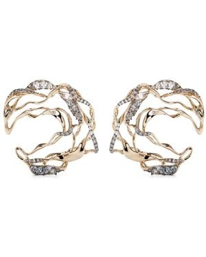 Bibi Van Der Velden Boucles D'Oreilles Smoulder En 18Ct - Métallisé