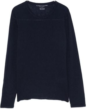 Majestic Filatures Crew-Neck Long-Sleeve Jumper - Blue