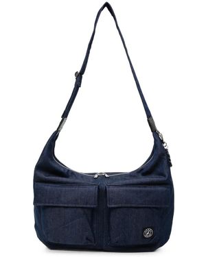 SPORT b. by agnès b. Cotton Shoulder Bag - Blue