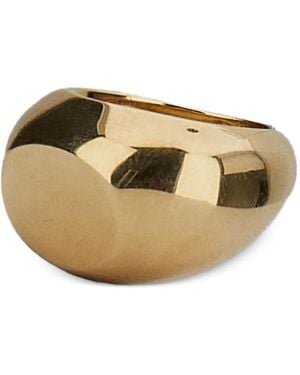 Moi Meme Milano Smooth Chevalier Ring - Metallic