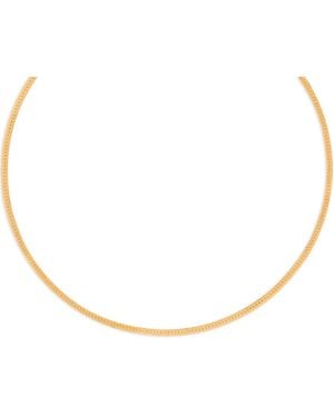 Astrid & Miyu Essential Snake Chain Necklace - White