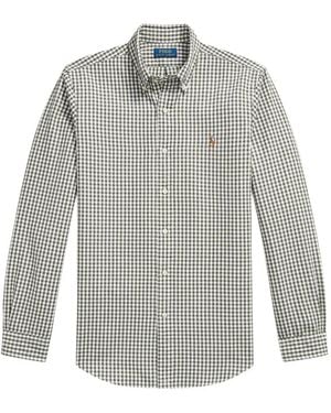 Polo Ralph Lauren Overhemd Met Gingham Ruit - Grijs