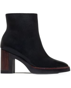 Bernardo Nara Block-Heel Ankle Boots - Black