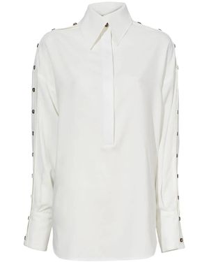Proenza Schouler Marocaine Silk Shirt - White