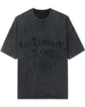 FIVE CM T-Shirt À Encolure Ronde - Black
