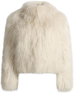DUCIE Rochelle Shearling Jacket - White