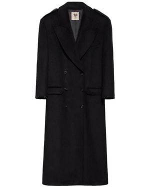Aniye By Abrigo Dina Con Doble Botonadura - Negro