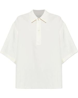 Studio Nicholson Lemmer Poloshirt - Weiß