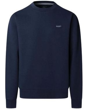 Hackett Sudadera Con Parche Del Logo - Azul