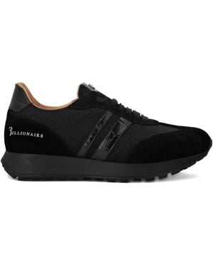 Billionaire Panelled Trainers - Black