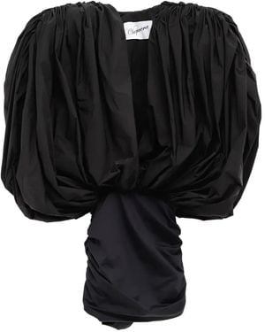 VAQUERA V-Neck Mini Dress - Black