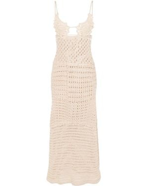 Alanui A Love Letter To India Dress - White