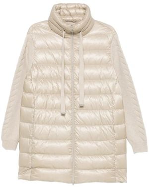 Herno Plumífero Con Cremallera - Blanco