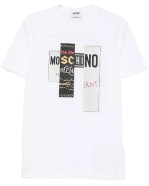 Moschino Logo-Print T-Shirt - White