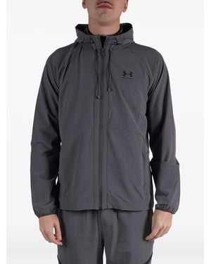 Under Armour Hooded Zip Jacket - Gray