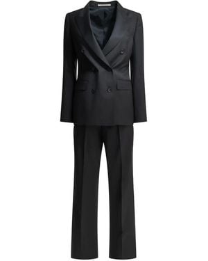 Tagliatore Double-Breasted Suit - Black