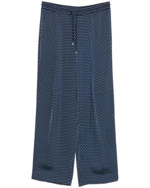 MICHAEL Michael Kors Polka-Dot Trousers - Blue
