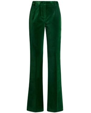 Etro Velvet Pants - Green