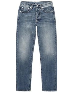 Fortela Selvage Five-Pocket Jeans - Blue