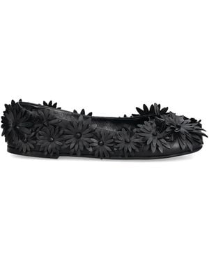 Agl Attilio Giusti Leombruni Ceramic Full Flowers Ballerinas - Schwarz