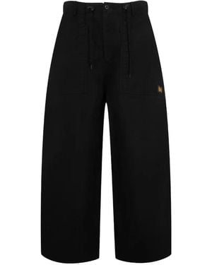 Needles H.D. Curved-Leg Pants - Black