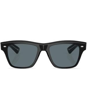 Oliver Peoples Sixties Square-Frame Sunglasses - Black