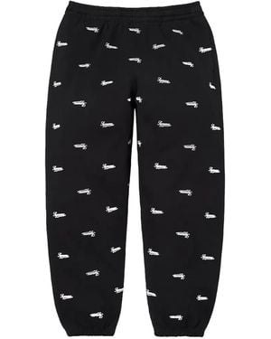 Supreme Pantalon De Jogging Repeat Script - Black