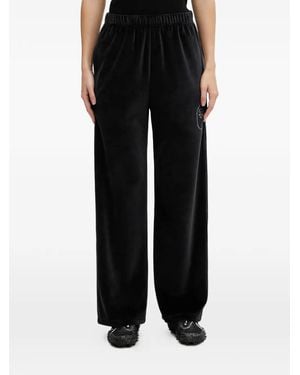 A Bathing Ape Broek Verfraaid Met Stras - Zwart