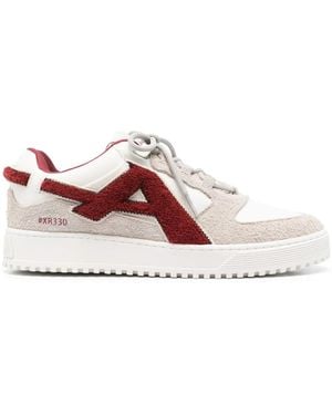 Emporio Armani Sneakers Con Design A Inserti - Rosa