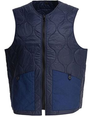 Ceccarelli Quilted Pocket Gilet - Blue