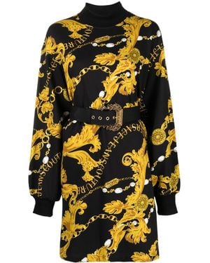Versace Jeans Couture Chain Couture Minidress - Black