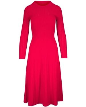 Veronica Beard Nami Midi Dress - Red