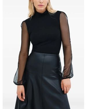 MARCELLA Liv Long-Sleeve Top - Black