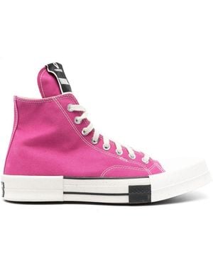 Rick Owens X Drkshdw Turbodrk High-Top Trainers - Pink