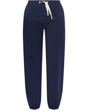 Jil Sander Drawstring Cuffed Trousers - Blue