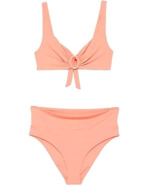 Fisico Ring-Detail Bikini - Pink
