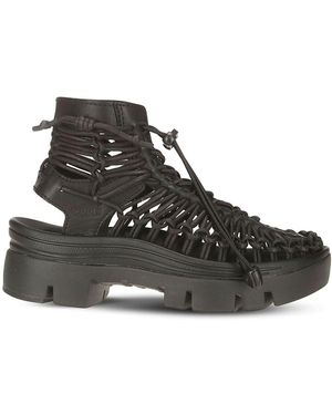 Noir Kei Ninomiya X Comme Des Garçons Uneek Mid Sandals - Black