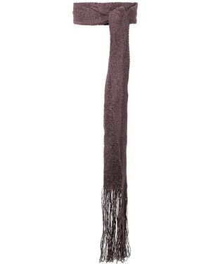 Voz Fringe Sash Belt - Purple
