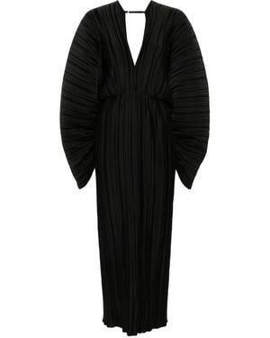 L'idée Galerie Pleated Gown - Black