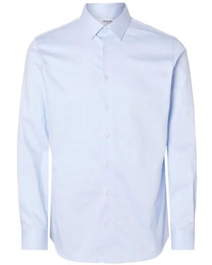 SELECTED Button-Down Shirt - Blue