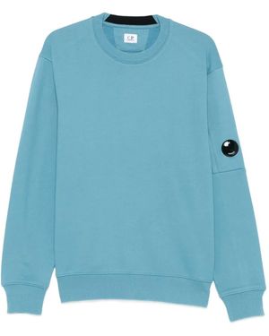 C.P. Company Sweatshirt Mit Logo-Print - Blau