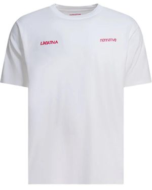 Nonnative T-Shirt mit Print - Weiß