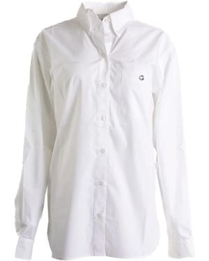 Coperni Tailored Button-Up Shirt With Classic Collar - White