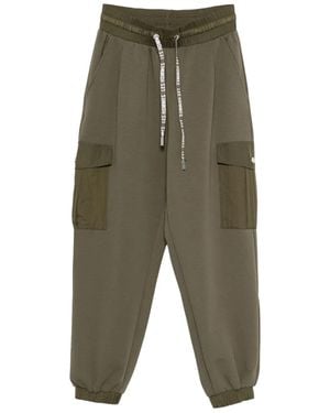 Les Hommes Broek Met Cargo Zak - Groen