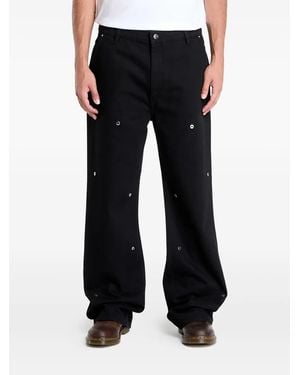 HELIOT EMIL Jeans Con Borchie - Nero